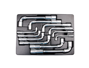 King Tony - ZESTAW KLUCZY FAJKOWYCH 12cz. 8 - 24mm, WKŁAD DO WÓZKA - 9-1812MR