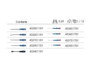 King Tony - ZESTAW HAKÓW MONTERSKICH, 9cz.- WKŁAD DO WÓZKA - 9-30909AY