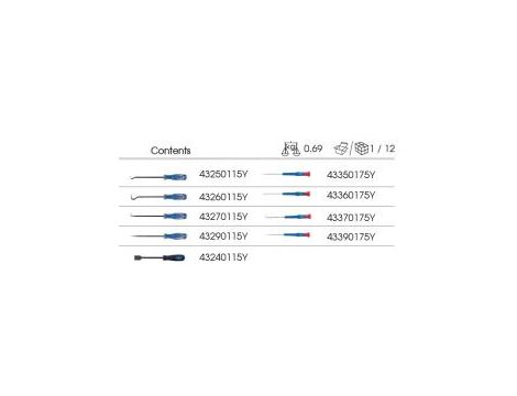 King Tony - ZESTAW HAKÓW MONTERSKICH, 9cz.- WKŁAD DO WÓZKA - 9-30909AY