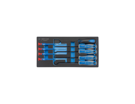King Tony - ZESTAW HAKÓW MONTERSKICH, 9cz.- WKŁAD Z PIANKI EVA DO WÓZKA - 9-30909AYV