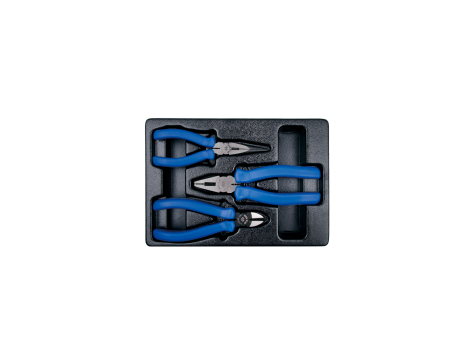 King Tony - ZESTAW SZCZYPIEC 6111-07 + 6211-06 + 6311-06, WKŁAD DO WÓZKA - 9-40103GP