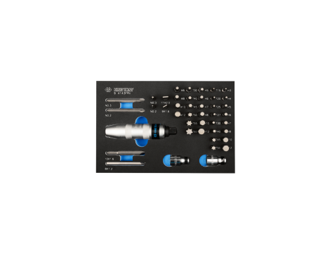 King Tony - WKRĘTAK UDAROWY + BITY 5/16" 43cz., WKŁAD Z PIANKI EVA DO WÓZKA - 9-4143FRV - 2