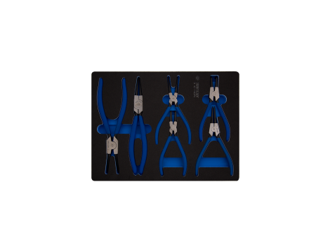 King Tony - ZESTAW SZCZYPIEC DO PIERŚCIENI SEGERA 6 SZT. WKŁAD Z PIANKI EVA DO WÓZKA - 9-42116GPV