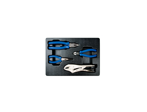 King Tony - ZESTAW SZCZYPIEC 4cz. 6011-10N, 6111-08, 6211-06, 6311-06, WKŁAD DO WÓZKA - 9-42144GP