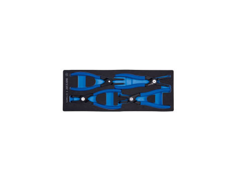 King Tony - ZESTAW SZCZYPIEC DO PIERŚCIENI SEGERA 4 SZT., WKŁAD Z PIANKI EVA DO WÓZKA - 9-42154GPV