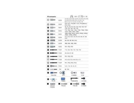 King Tony - ZESTAW BITÓW 1/4" Z AKCESORIAMI 117 cz., WKŁAD Z PIANKI DO WÓZKA - 9-91317CQV - 3
