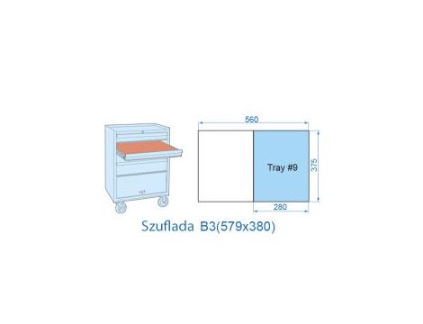 King Tony - ZESTAW BITÓW 1/4" Z AKCESORIAMI 117 cz., WKŁAD Z PIANKI DO WÓZKA - 9-91317CQV - 2