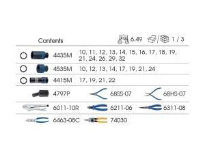 King Tony - ZESTAW NARZĘDZI 35cz. NASADKI UDAROWE 1/2