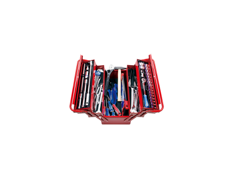 King Tony - SKRZYNKA ROZCIĄGANA 87402 Z ZESTAWEM NARZĘDZI 68cz. - 902-068MR