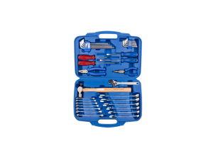 King Tony - ZESTAW NARZĘDZI 37 CZ. WKRĘTAKI, KLUCZE, MŁOTEK, SZCZYPCE, IMBUSY, WALIZKA - 90337MR