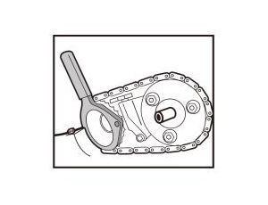 King Tony - ŚCIĄGACZ KOŁA ZĘBATEGO (BMW)do silników Vanos z podwójnym wałkiem rozrządu - 9AT1-A02