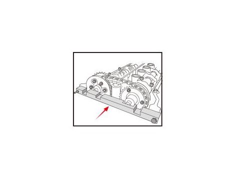 King Tony - ZESTAW DO USTAWIANIA ROZRZĄDU (BMW)do silników M52TU,M54,M56 i 6-cyl.benz.Vanos z podwójnym wałkiem rozrządu - 9AT1303E - 2