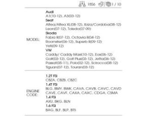 King Tony - ZESTAW DO USTAWIANIA ROZRZĄDU (AUDI/SKODA/VW/SEAT) do silników benzynowych łańcuchowych 1.2/1.4/1.6 FSi - 9AT1506E