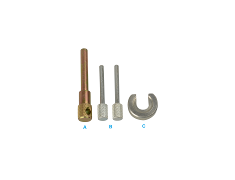 King Tony - ZESTAW DO USTAWIANIA ROZRZĄDU (RENAULT, OPEL) do silników diesel z paskiem - 9AT2-A01 - 2