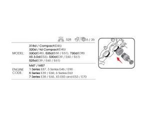 King Tony - ŚCIĄGACZ KOŁA ZĘBATEGO POMPY WTRYSKOWEJ (BMW) do silników M47/M57 - 9AT2-D01 - image 2