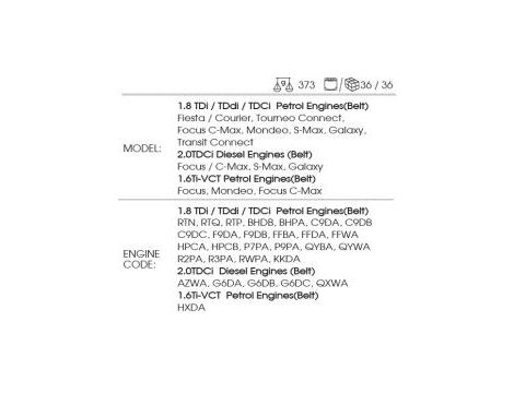King Tony - ZESTAW BLOKAD KOŁA ZĘBATEGO (FORD) - 9AT3-E01 - 2