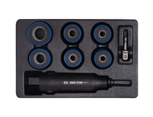 King Tony - ZESTAW DO CZYSZCZENIA ŚRUB I SZPILEK 8 CZ. - 9BK7008