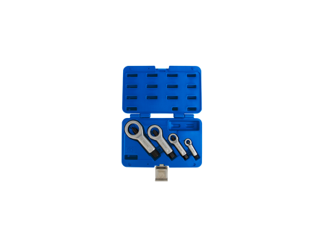 King Tony - ZESTAW PRZECINAKÓW NAKRĘTEK 4 SZT., 9 - 27MM - 9td064