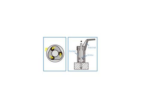 King Tony - WYKRĘTAK ROLKOWY DO ŚRUB M12 - 9TD401-12M - 2