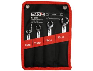 YATO - ZESTAW KLUCZY PŁASKICH PÓŁOTWARTYCH 4CZ - YT-0143