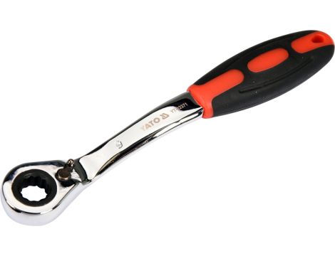 YATO - KLUCZ OCZKOWY ODGIĘTY Z GRZECHOTKĄ 9MM - YT-02371 - 2