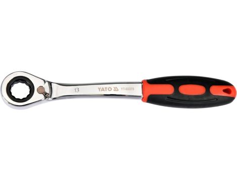 YATO - KLUCZ OCZKOWY ODGIĘTY Z GRZECHOTKĄ 13MM - YT-02375