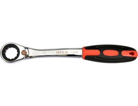 YATO - KLUCZ OCZKOWY ODGIĘTY Z GRZECHOTKĄ 16MM - YT-02378