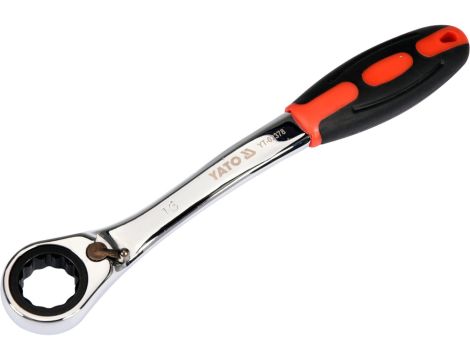 YATO - KLUCZ OCZKOWY ODGIĘTY Z GRZECHOTKĄ 16MM - YT-02378 - 2