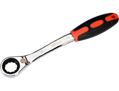 YATO - KLUCZ OCZKOWY ODGIĘTY Z GRZECHOTKĄ 18MM - YT-02380 - 2