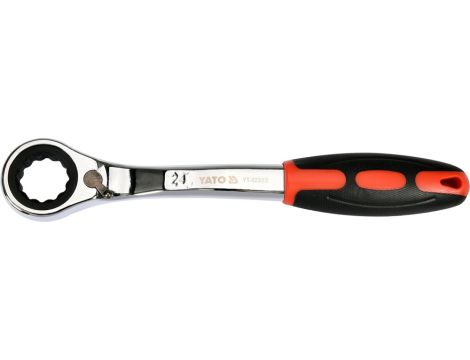 YATO - KLUCZ OCZKOWY ODGIĘTY Z GRZECHOTKĄ 24MM - YT-02385