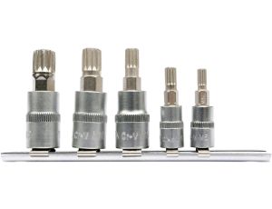 YATO - ZESTAW KLUCZY SPLINE NA SZYNIE 5CZ. - YT-04360