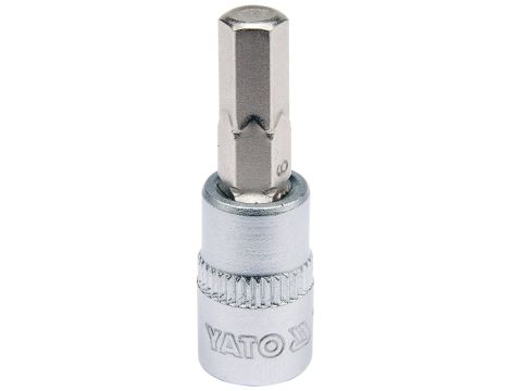 YATO - KLUCZ TRZPIENIOWY HEX 1/4" 6MM L37MM - YT-04373