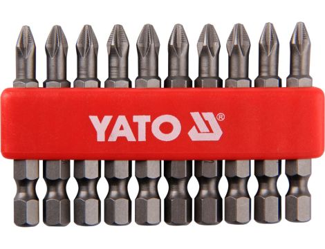 YATO - BITY DO WKRĘTARKI 10SZT. PH2x50 S2 - YT-0478