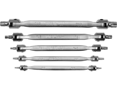 YATO - ZESTAW KLUCZY TORX Z PRZEGUBEM 5SZT. - YT-05320