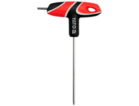 YATO - KLUCZ TRZP HEX (KULKA) Z RĘKOJEŚCIĄ 3MM - YT-05586