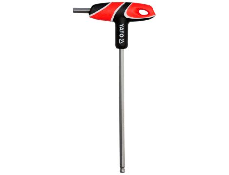 YATO - KLUCZ TRZP HEX (KULKA) Z RĘKOJEŚCIĄ 8MM - YT-05593