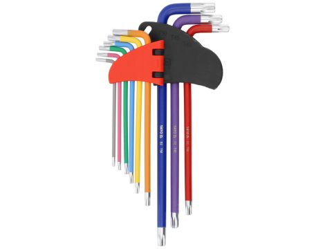 YATO - ZESTAW KLUCZY TORX TR T10-T50 9SZT. - YT-05636 - 2