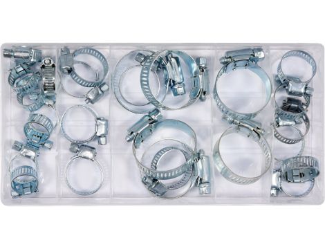 YATO - 26 SZT OBEJMY SKRĘCANE MIX ROZMIARÓW - YT-06782