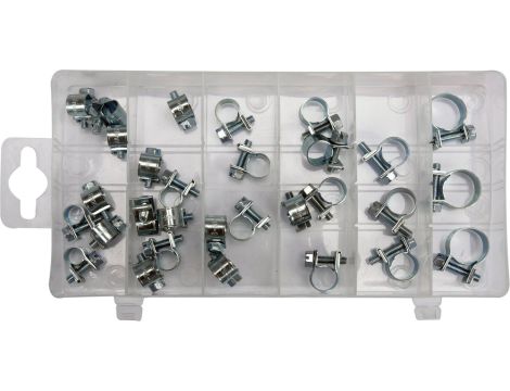 YATO - ZESTAW  OBEJM SKRĘCANYCH 30SZT - YT-06783