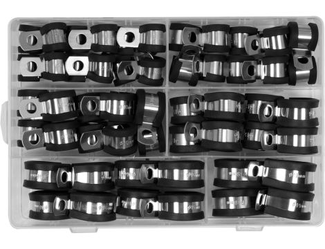 YATO - ZESTAW OPASEK ZACISKOWYCH METAL GUMOWYCH - YT-067834