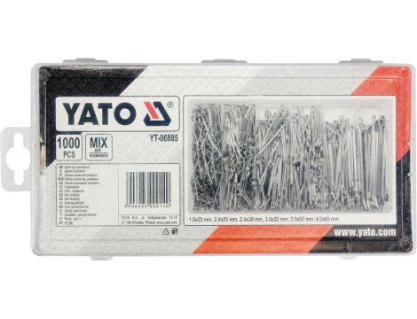 YATO - 1000 SZT ZAWLECZEK PROSTYCH MIX - YT-06885 - 2