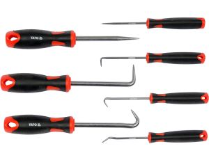 YATO - ZESTAW HACZYKÓW Z RĘKOJEŚCIĄ 7 CZ. - YT-08425