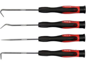 YATO - ZESTAW HACZYKÓW Z RĘKOJEŚCIĄ 4CZ. - YT-0843