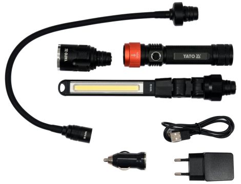 YATO - LAMPA WARSZTATOWA 3W1 W WALIZCE 380LM - YT-08521 - 3