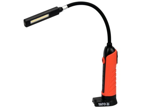 YATO - LAMPA WARSZTATOWA COB 500LM ELAST. RAMIĘ - YT-08527 - 2