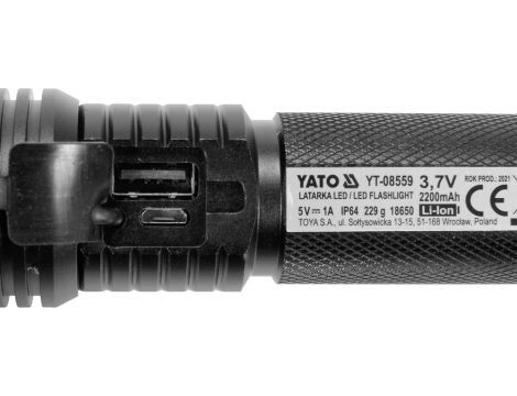 YATO - LATARKA AKUMULATOROWA 10W 900LM IP64 - YT-08559 - 5