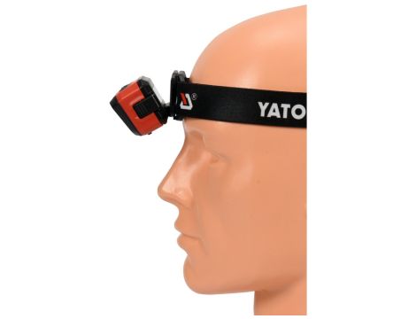 YATO - LATARKA CZOŁOWA 500LM,AKU/3XAAA,CZ.RUCHU - YT-08593 - 5