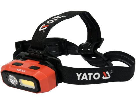 YATO - LATARKA CZOŁOWA 800LM, AKU, CZUJNIK RUCH - YT-08594