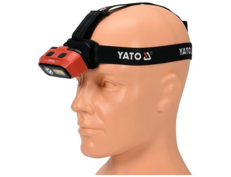 YATO - LATARKA CZOŁOWA 800LM, AKU, CZUJNIK RUCH - YT-08594 - 3