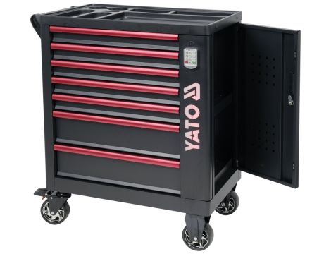 YATO - SZAFKA SERWISOWA 7 SZUFLAD LED LOGO - YT-09004